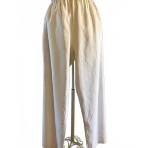 NEW KLAVELI women's side buttons pull on pants in white